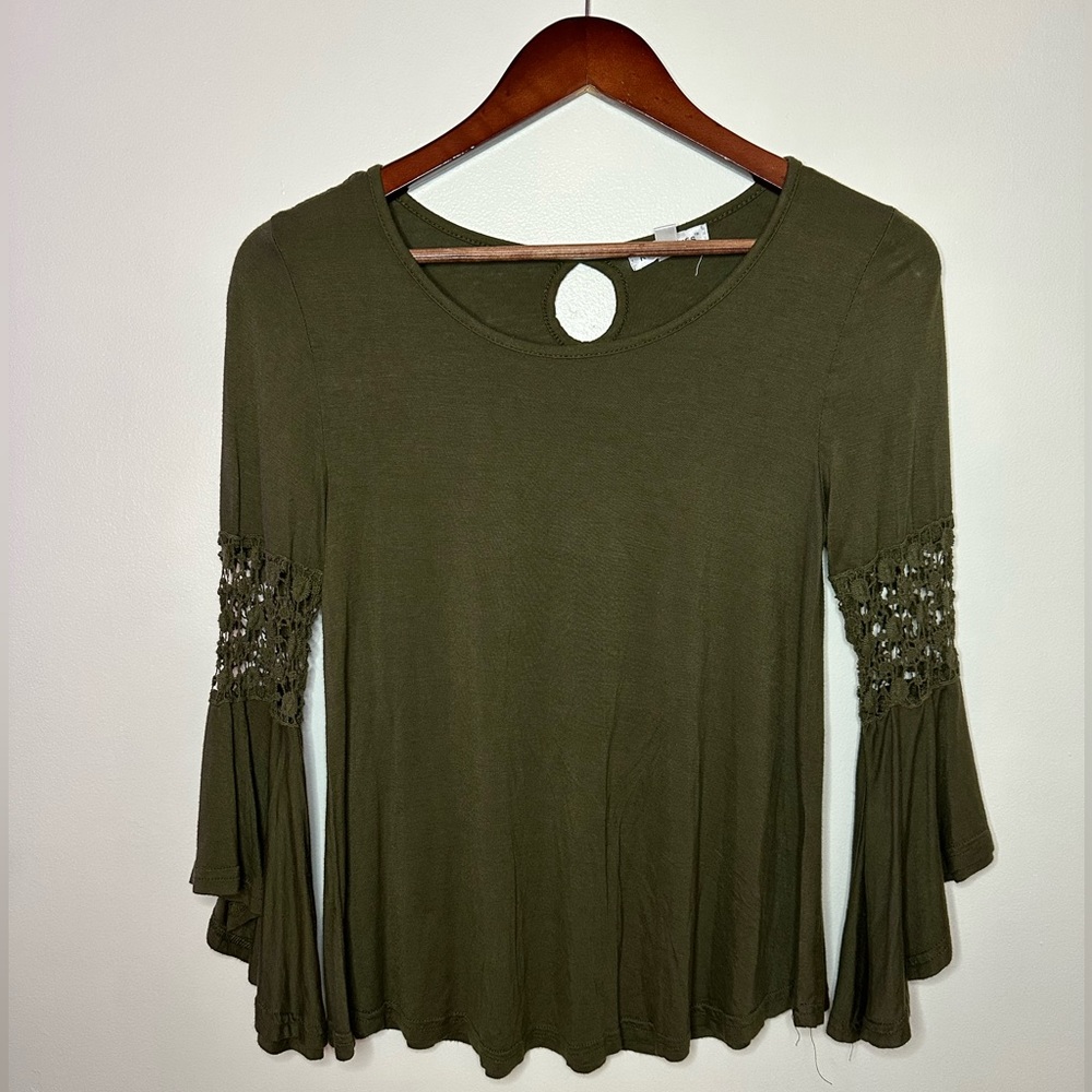 Roommates Dark Green Blouse